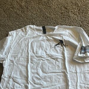 Gildan White Men's Tee with Graphic